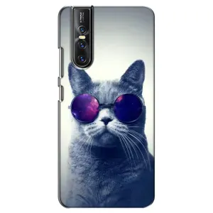 Чохол з принтом для Vivo V15 Pro (AlphaPrint) Модні коти (Стильний кіт)
