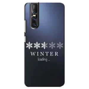 Зимние Чехлы для Виво В15 Про - прозрачный фон (Winter loading)