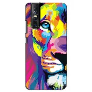 Чехол со Львом для Vivo V15 Pro (VPrint) (Яркий Лев)