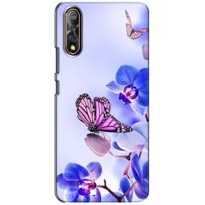 Чехлы с Цветами для ViVO V17 Neo (VPrint) (Бабочка на цветочке)