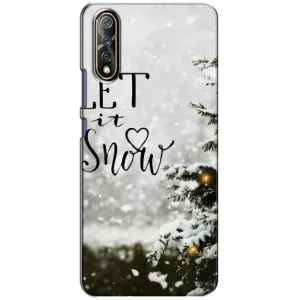 Новогодние, Праздничные Чехлы для ViVO V17 Neo - 2024 год (Let it snow)