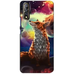 Чехлы с картинкой Лисички для ViVO V17 Neo (VPrint) (Лисица в космосе)
