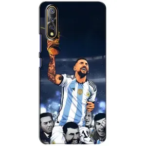 Чехлы для ViVO V17 Neo (Leo чемпион) (AlphaPrint) (Месси с кубком)