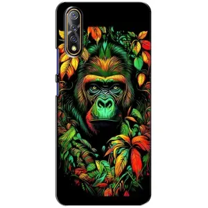 Чехол с Обезьянами ViVO V17 Neo - (AlphaPrint) (Обезьяна в тропиках)