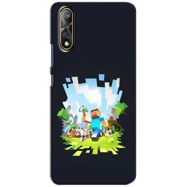 Чехол с принтом «персонажи Minecraft» для Vivo V17 Neo