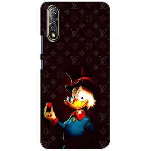Чехлы для ViVO V17 Neo - Скрудж МакДак Louis Vuitton (PREMIUMPrint) (Скрудж с бриллиантом)