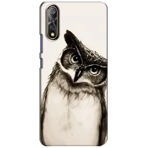 Чехол с птицами на ViVO V17 Neo (VPrint) (Сова)