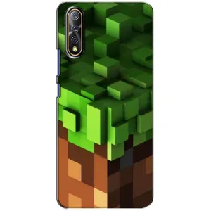 Чехол Майнкрафт на ViVO V17 Neo (AlphaPrint) Minecraft (текстура Майнкрафт)