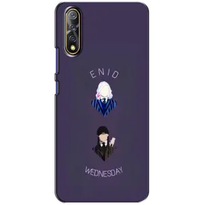 Чехлы Венсдей на ViVO V17 Neo Уэнсдей (AlphaPrint) (Уэнздей и подруга)
