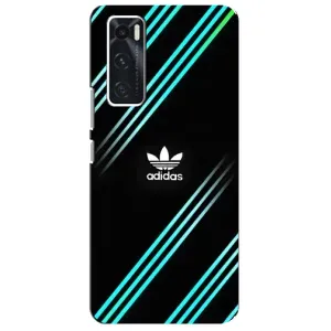 Чохли Адидас для ViVO V20 se (AlphaPrint) (Адідас з полосами)
