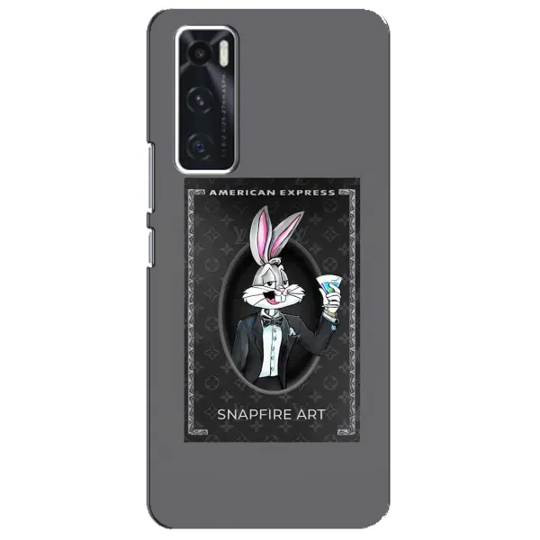 Чохол з принтом «Бакс Бані LV» для Vivo V20 se