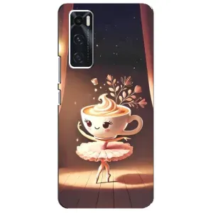 Чохол з мемом Тралалело тралала на ViVO V20 se (Балерина капучина)
