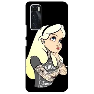 Чохол з друком для ViVO V20 se - (Мода) (AlphaPrint) (Дівчина в тату)
