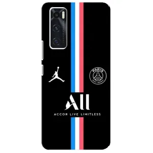 Чохли PSG для ViVO V20 se (AlphaPrint) (футболка ПСЖ)