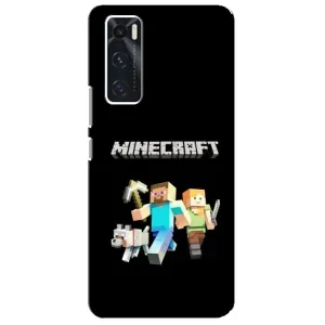 Чохол Майнкрафт на ViVO V20 se (AlphaPrint) Minecraft (герої Minecraft)