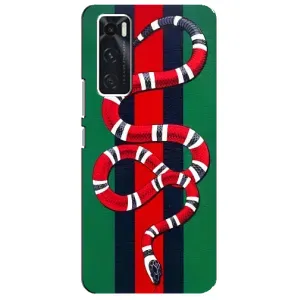 Чохли  GUCCI для ВІВО V20 се (AlphaPrint) (Gucci змія)