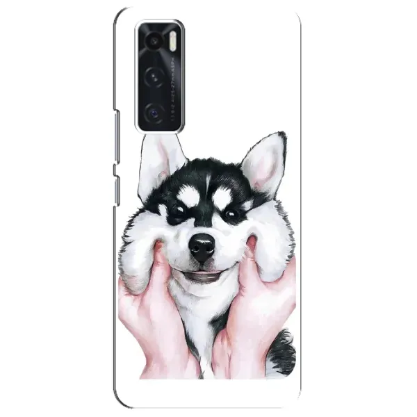 Чохол з принтом «Хаскі улибака» для Vivo V20 se