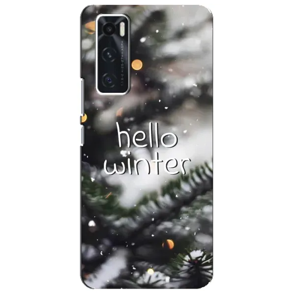 Чехол с принтом «Hello winter» для Vivo V20 se