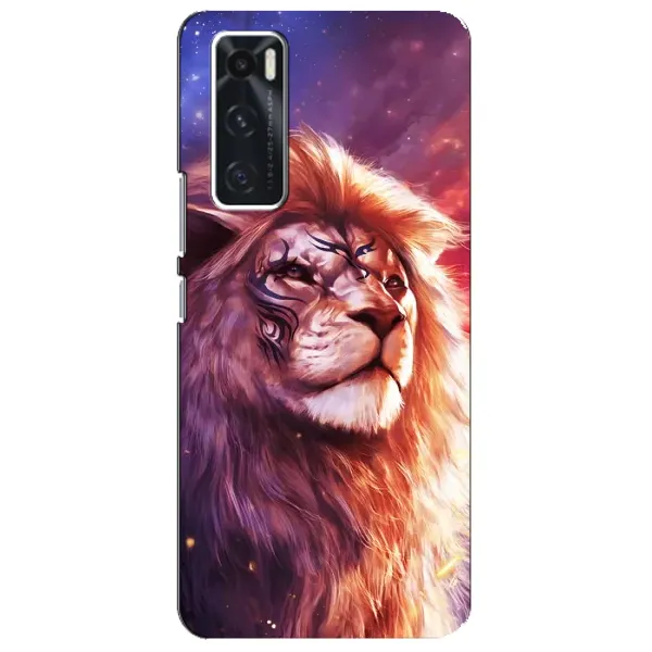 Чохол з принтом «Красочний Лев» для Vivo V20 se