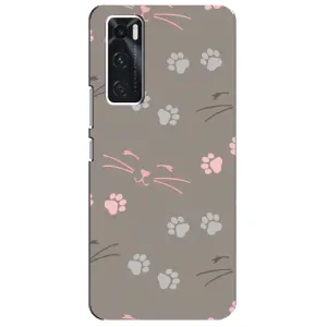 Чохол з малюнком кіт на ViVO V20 se (Лапи і вуса)