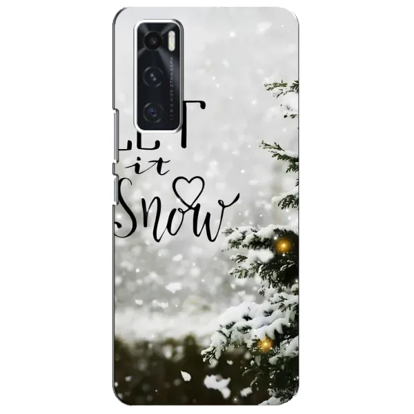 Чехол с принтом «Let it snow» для Vivo V20 se
