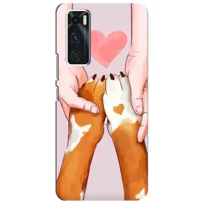 Чохли з собаками для ViVO V20 se (VPrint) (Любовь до собак)