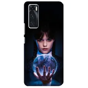 Чохол з дизайном Венздей 2 на ViVO V20 se (Магічна сфера Венздей)