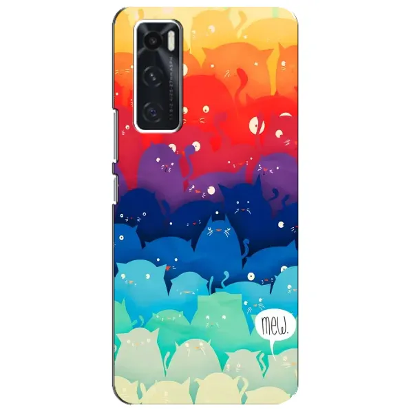 Чохол з принтом «Mew» для Vivo V20 se