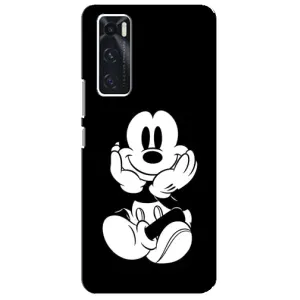 Міккі Маус чохол для ViVO V20 se (AlphaPrint - Мультяшні) (Маус на чорному)