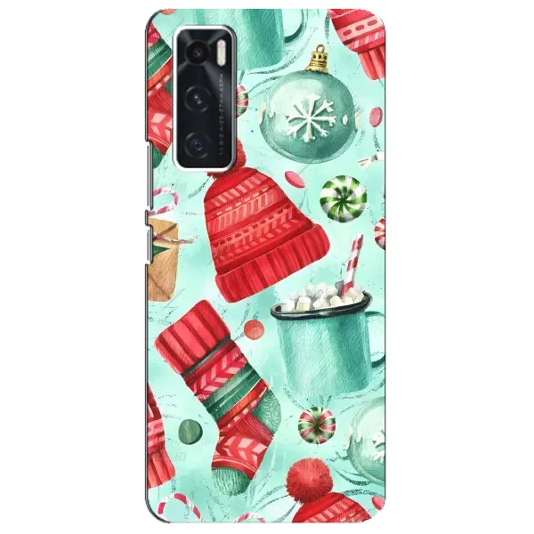 Чехол с принтом «Одежда НГ» для Vivo V20 se
