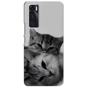 Чохол з малюнком кіт на ViVO V20 se (Пара котів)