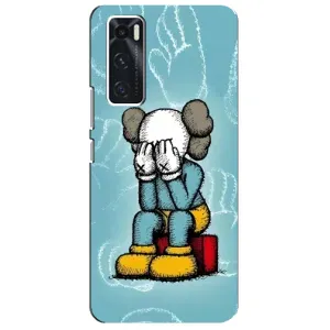 Чохли для ViVO V20 se - Bearbrick Louis Vuitton (PREMIUMPrint) (Плач Bearbrick)