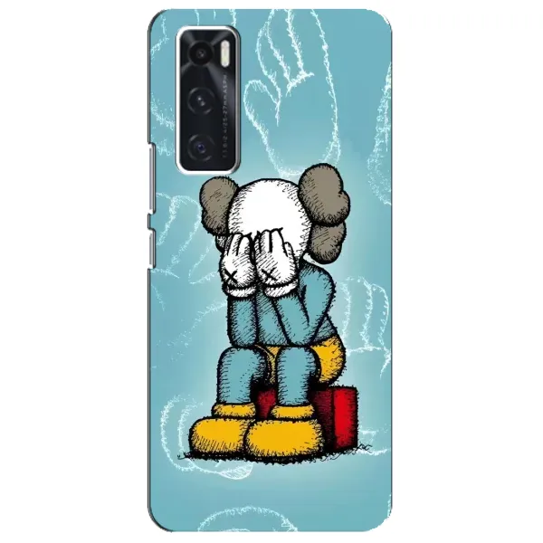 Чохол з принтом «Плач Bearbrick» для Vivo V20 se