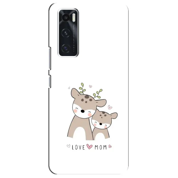 Чехол с принтом «Оленята мама и малыш» для Vivo V20 se Чехол с принтом «Оленята мама и малыш» для Vivo V20 se
