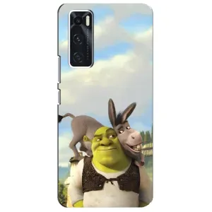 Чохол з мультфільмом Шрек на ViVO V20 se (Шрек та Осел)