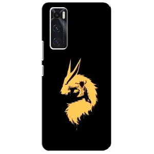 Naruto Anime Чохли для ВІВО V20 се (AlphaPrint) (силует Курама Наруто)