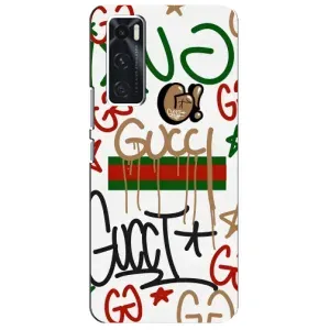 Бренднові Чохли для ViVO V20 se - (PREMIUMPrint) (Стиль GUUCI)