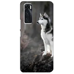 Чохол з Хаскі ViVO V20 se - (AlphaPrint) (Вірний собака)