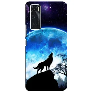 Захисні чохли для ВІВО V20 се (AlphaPrint) (ХІТ продаж) ВОВК (Вовк на місяць)