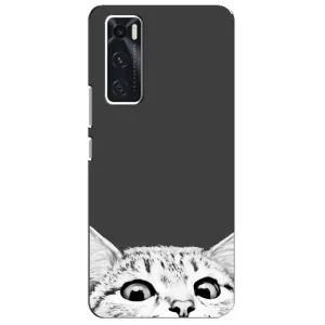 Чохол на ВІВО V20 се з Котиками (VPrint) (Виглядає котик)