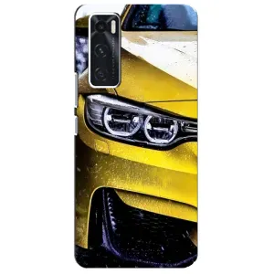 Чохли з Машинами на ВІВО V20 се (VPrint) (Жовта машина)