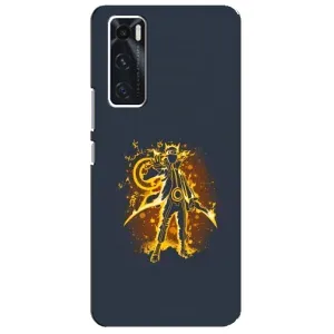 Naruto Anime Чохли для ВІВО V20 се (AlphaPrint) (золотий Наруто)