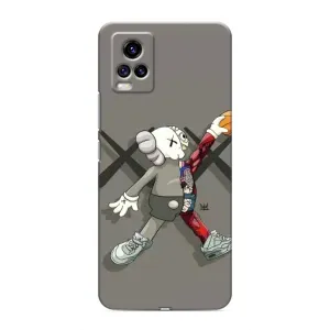 Чехлы для ViVO V20 - Bearbrick Louis Vuitton (PREMIUMPrint) (Беарбрик Джордан)