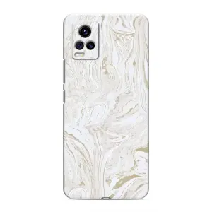 Мраморный чехол на ViVO V20 (VPrint) (Белый мрамор)