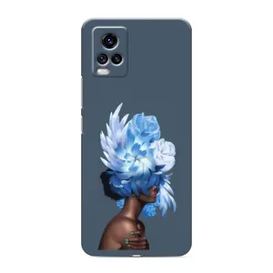 Чехлы (ART) Цветы на ViVO V20 (VPrint) (Квіти на голові)