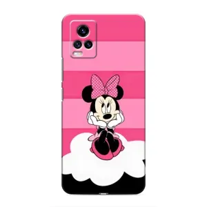 Эксклюзивный чехол для ViVO V20 (AlphaPrint - Мультяшные) (Девочка Maus)