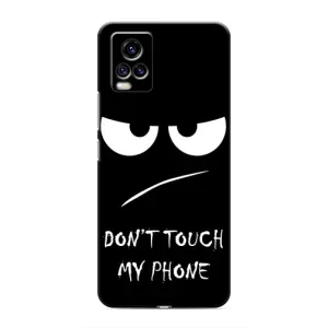 Чехол для Виво В20 - (AlphaPrint) с печатью (ТОП продаж) (Dont Touch)
