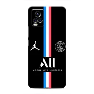 Чехлы PSG для ViVO V20 (AlphaPrint) (футболка ПСЖ)