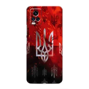 Украинские Чехлы для ViVO V20 с картинкой УПА (AlphaPrint) (ГЕРБ УПА)