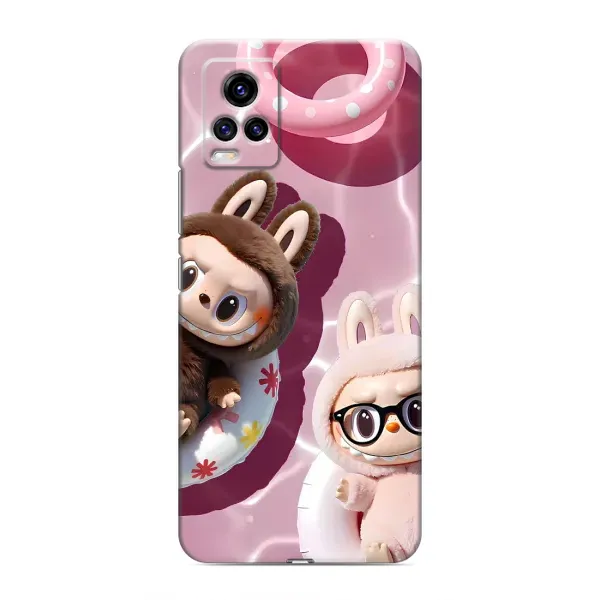 Чехол с принтом «Игрушка Лабубу» для Vivo V20